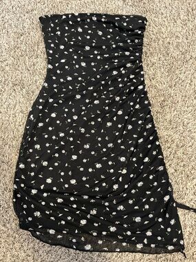 Strapless summer dress